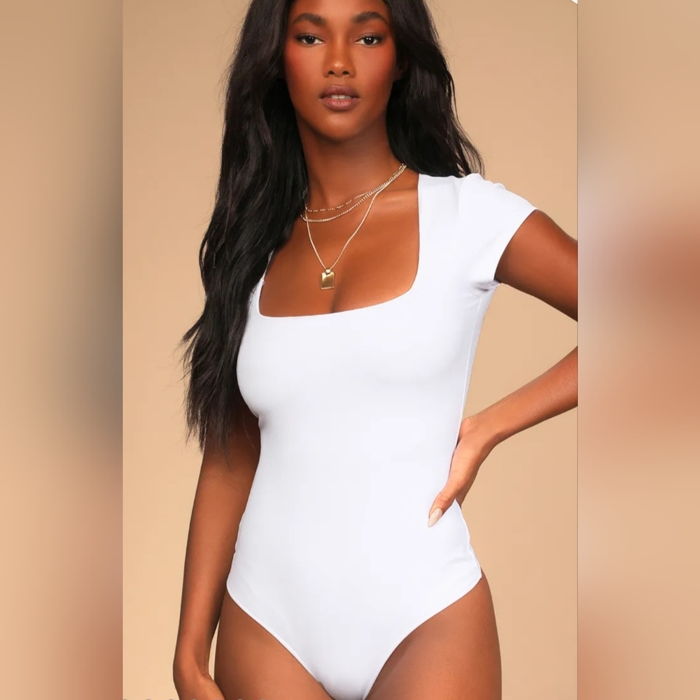 FREE PEOPLE White Bodysuit